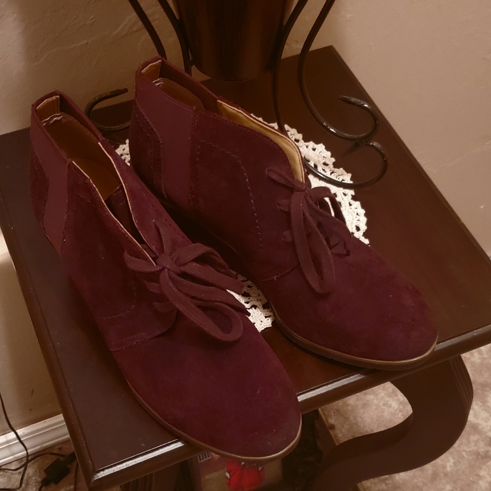 FRANCO SARTO WEDGE BOOTIES